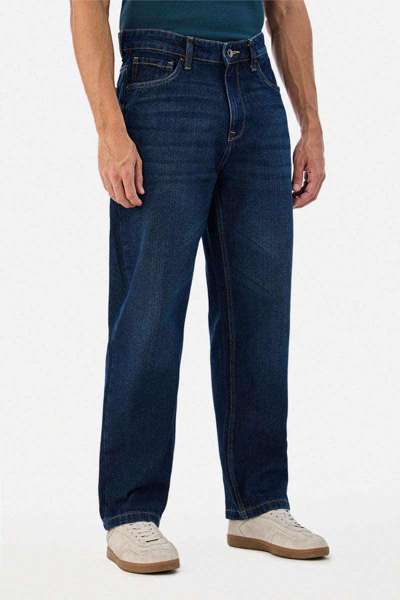 SNITCH Washed Baggy Jeans - Image 4